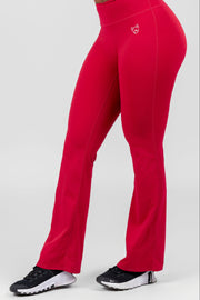 Legging Flare Rouge Bordeaux